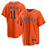 MLB Cam Smith Houston Astros Nike Alternate Replica Jersey - Orange