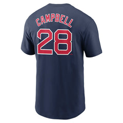 Kristian Campbell Boston Red Sox Nike Fuse Name & Number T-Shirt - Navy T-shirts