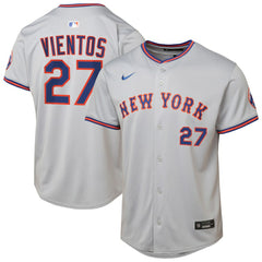 MLB Mark Vientos New York Mets Nike Youth Road Limited Jersey?¨C Gray