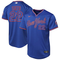 MLB Juan Soto New York Mets Nike Youth Alternate 2 Limited Jersey?¨C Royal