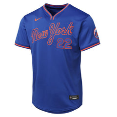 MLB Juan Soto New York Mets Nike Youth Alternate 2 Limited Jersey?¨C Royal