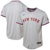 MLB New York Mets Youth Road Limited Jersey - Gray