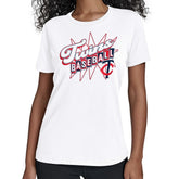 Minnesota Twins Starter Women's Drive-In T-Shirt - White T-shirts
