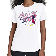 St. Louis Cardinals Starter Women's Drive-In T-Shirt - White T-shirts