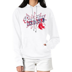 Boston Red Sox Starter Women's Drive-In Pullover Hoodie - White Hoodies
