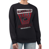 Arizona Diamondbacks Starter Women's Poster Print Pullover Sweatshirt - Black Pullover