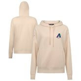 Arizona Diamondbacks Levelwear Women's Cooperstown Collection Adorn Core Logo Pullover Hoodie - Khaki Hoodies
