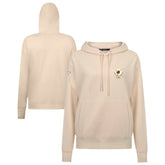 San Diego Padres Levelwear Women's Cooperstown Collection Adorn Core Logo Pullover Hoodie - Khaki Hoodies