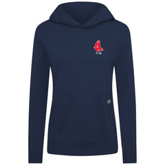 Boston Red Sox Levelwear Women's Cooperstown Collection Relay Core Logo Pullover Hoodie - Navy Hoodies