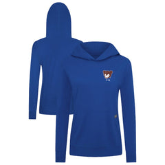 Chicago Cubs Levelwear Women's Cooperstown Collection Relay Core Logo Pullover Hoodie - Royal Hoodies