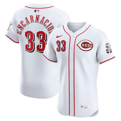 Christian Encarnacion-Strand Cincinnati Reds Nike Home Elite Jersey - White Jerseys