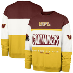 Washington Commanders '47 Breeze Maximalist Sweatshirt Burgundy/Gold