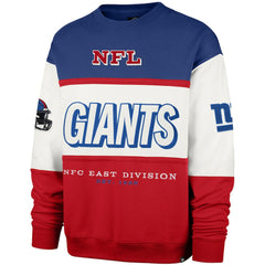 New York Giants '47 Breeze Maximalist Sweatshirt Royal/Red