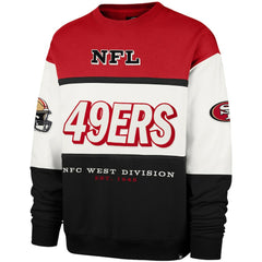 San Francisco 49ers '47 Breeze Maximalist Sweatshirt Scarlet/Black