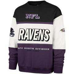 Baltimore Ravens '47 Breeze Maximalist Sweatshirt Black/Purple