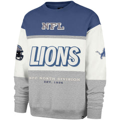 Detroit Lions '47 Breeze Maximalist Sweatshirt Blue/Gray