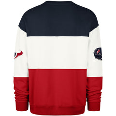 Houston Texans '47 Breeze Maximalist Sweatshirt Navy/Red