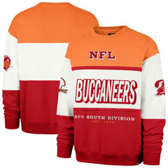 Tampa Bay Buccaneers '47 Throwback Breeze Maximalist Sweatshirt Orange/Red