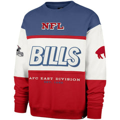 Buffalo Bills '47 Throwback Breeze Maximalist Sweatshirt Royal/Red