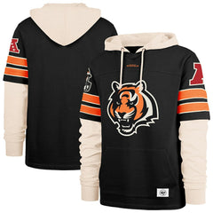 Cincinnati Bengals '47 Split Zone Cornerback Duo Hoodie Black