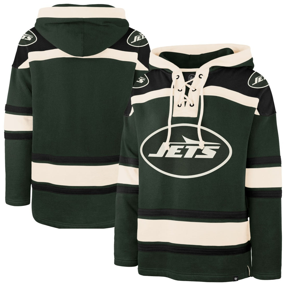 New York Jets '47 Men's Superior Lacer Hoodie Dark Green
