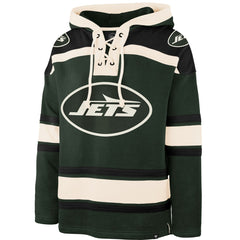 New York Jets '47 Men's Superior Lacer Hoodie Dark Green