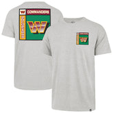 Washington Commanders '47 Chrome Plate Franklin T-Shirt Gray