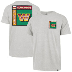 Washington Commanders '47 Chrome Plate Franklin T-Shirt Gray