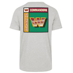 Washington Commanders '47 Chrome Plate Franklin T-Shirt Gray