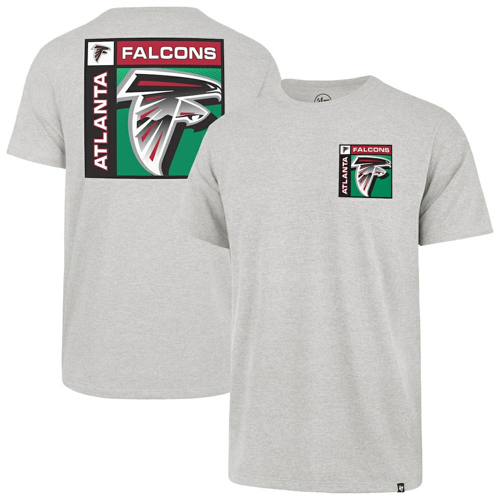 Atlanta Falcons '47 Chrome Plate Franklin T-Shirt Gray