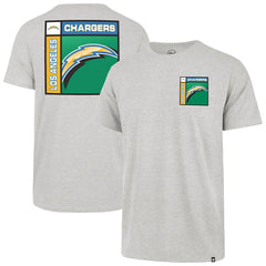 Los Angeles Chargers '47 Chrome Plate Franklin T-Shirt Gray