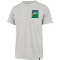 Los Angeles Chargers '47 Chrome Plate Franklin T-Shirt Gray