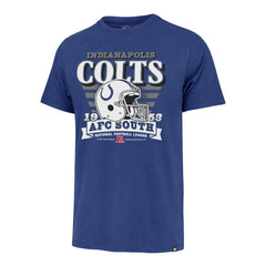 Indianapolis Colts '47 Stripe Splash Franklin Throwback T-Shirt Royal