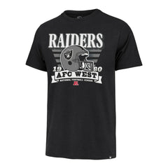Las Vegas Raiders '47 Stripe Splash Franklin Throwback T-Shirt Black