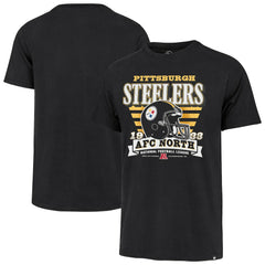 Pittsburgh Steelers '47 Stripe Splash Franklin Throwback T-Shirt Black