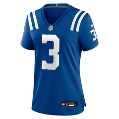 NFL Spencer Shrader Indianapolis Colts Women's Team Game Jersey - Royal