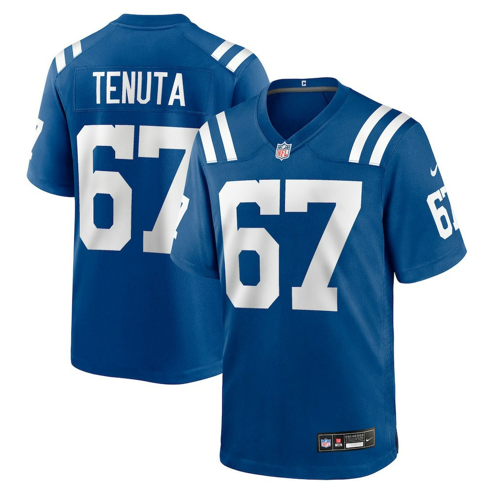 NFL Luke Tenuta Indianapolis Colts Team Game Jersey - Royal