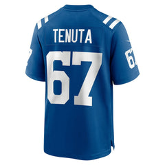 NFL Luke Tenuta Indianapolis Colts Team Game Jersey - Royal