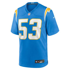 NFL Del'Shawn Phillips Los Angeles Chargers Team Game Jersey - Powder Blue