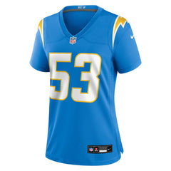 NFL Del'Shawn Phillips Los Angeles Chargers Women's Team Game Jersey - Powder Blue