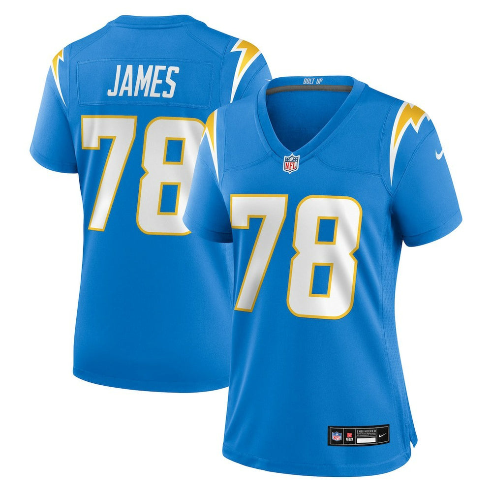 NFL Andre James Los Angeles Chargers Women's Team Game Jersey - Powder Blue