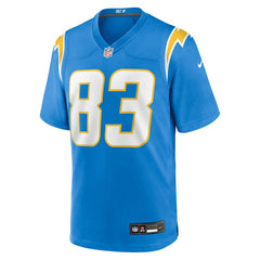 NFL Tyler Conklin Los Angeles Chargers Team Game Jersey - Powder Blue