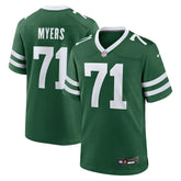 NFL Josh Myers New York Jets Team Game Jersey - Legacy Green