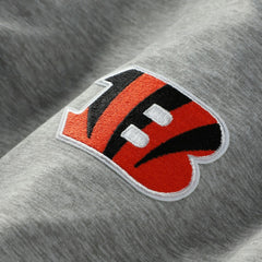 Cincinnati Bengals Antigua Urgent Pullover Hoodie Heather Gray/Black