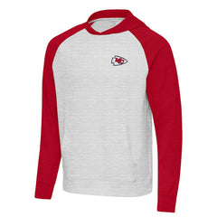 Kansas City Chiefs Antigua Urgent Pullover Hoodie Red/Gray