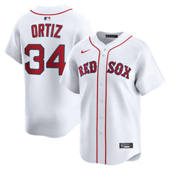 MLB David Ortiz Boston Red Sox Nike Home Limited Jersey - White
