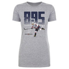 NHL Alexander Ovechkin Washington Capitals 500 Level Women's NHL All-Time Leading Goal Scorer Bold T-Shirt - Heather Gray