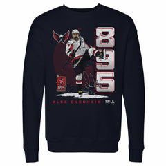 NHL Alexander Ovechkin Washington Capitals 500 Level NHL All-Time Leading Goal Scorer Vertical Pullover Sweatshirt - Navy