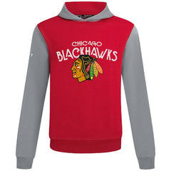 NHL Chicago Blackhawks Levelwear Ultimate Mission Pullover Hoodie - Red/Gray