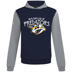 NHL Nashville Predators Levelwear Ultimate Mission Pullover Hoodie - Navy/Gray